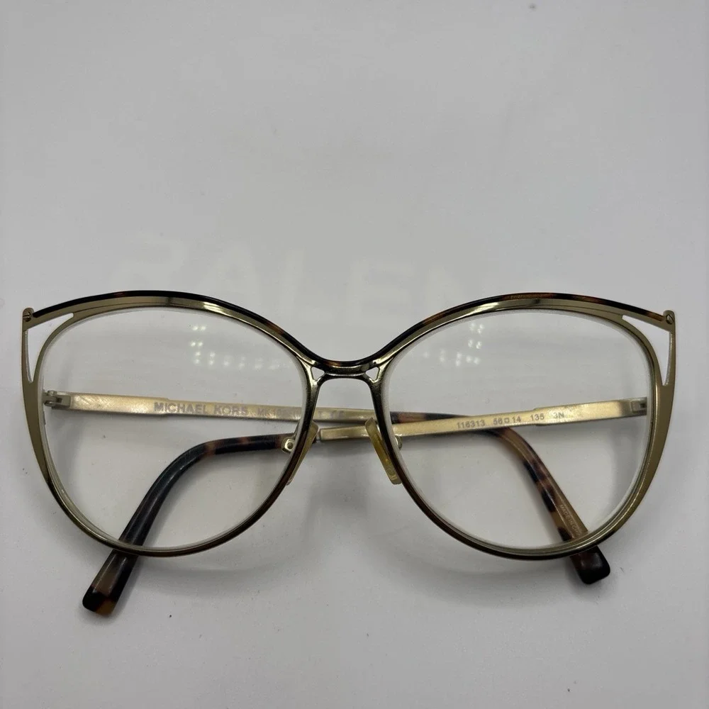 MICHAEL KORS Eyeglasses INA MK 1020 116313 Tokyo Tortoise Gold Tone 56-14 #211